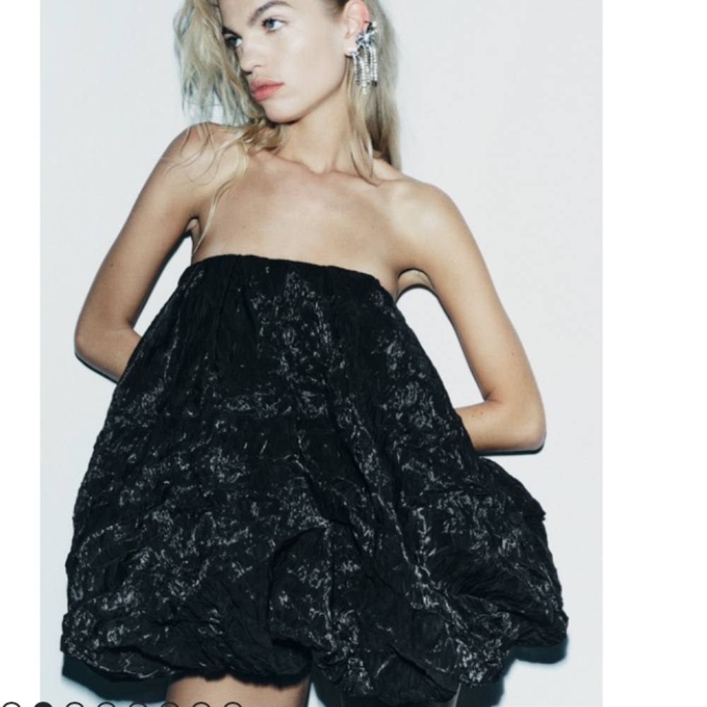 Zara organza ballon dress